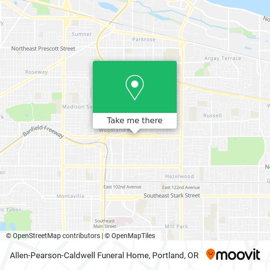 Mapa de Allen-Pearson-Caldwell Funeral Home