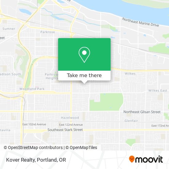 Kover Realty map