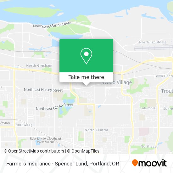 Farmers Insurance - Spencer Lund map