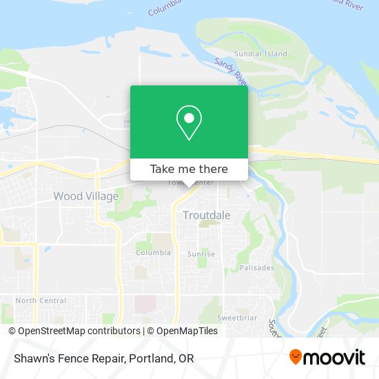 Shawn's Fence Repair map