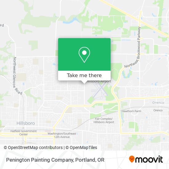 Penington Painting Company map