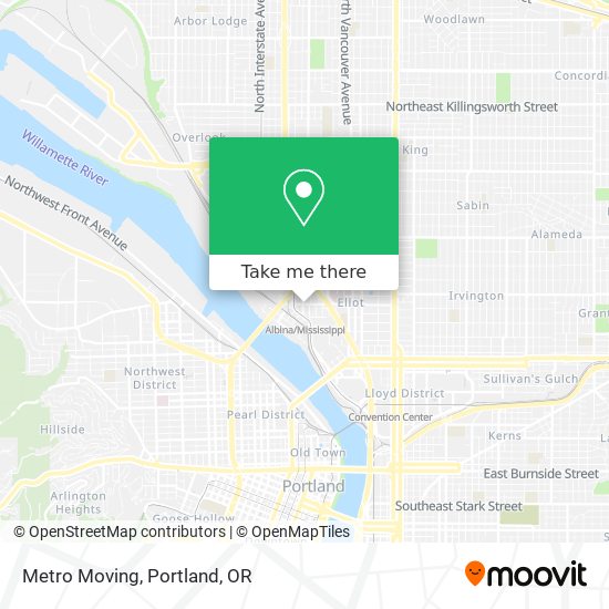 Metro Moving map