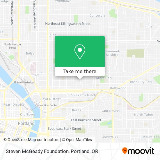 Mapa de Steven McGeady Foundation