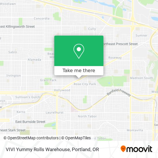 VIVI Yummy Rolls Warehouse map