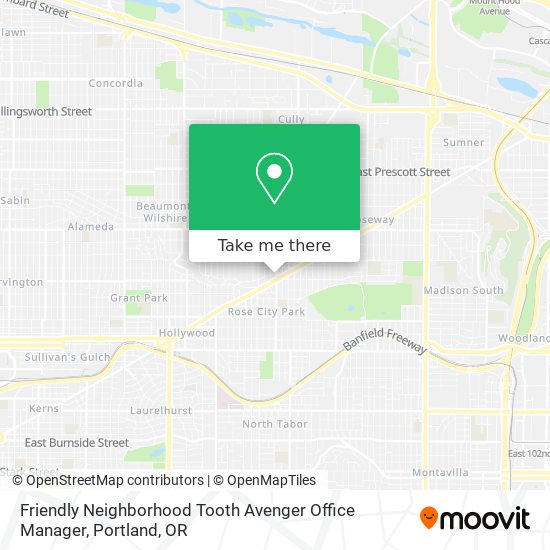 Friendly Neighborhood Tooth Avenger Office Manager map