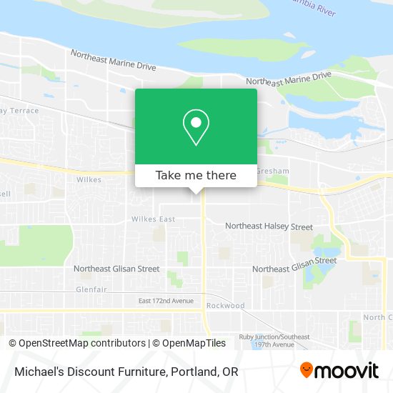 Michael's Discount Furniture map