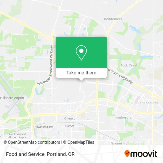 Mapa de Food and Service