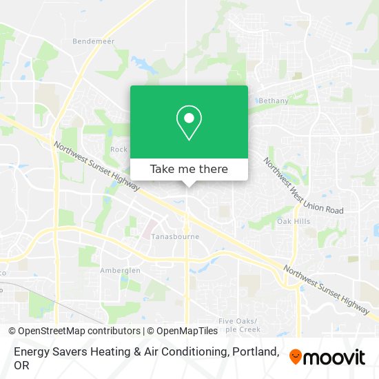 Mapa de Energy Savers Heating & Air Conditioning