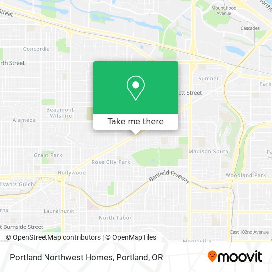 Mapa de Portland Northwest Homes