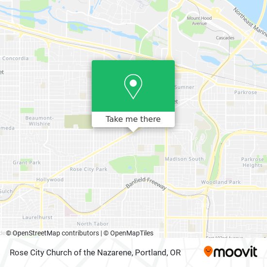Rose City Church of the Nazarene map