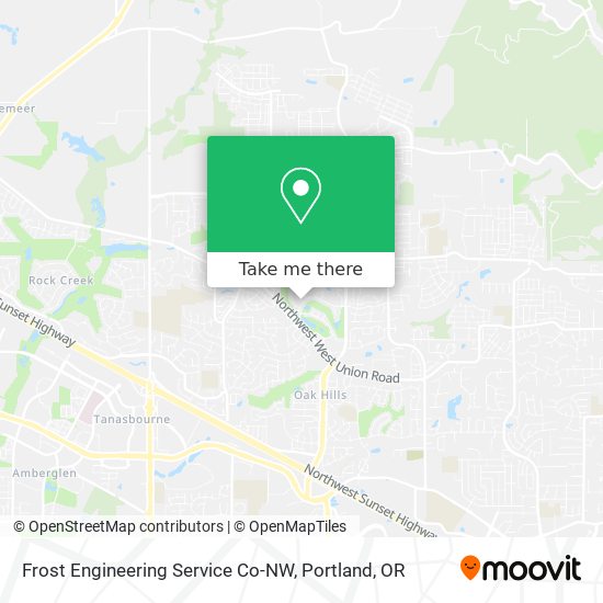 Frost Engineering Service Co-NW map