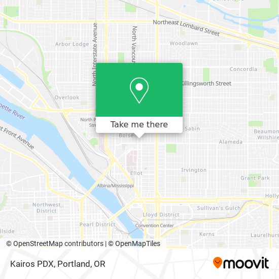 Kairos PDX map