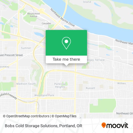 Mapa de Bobs Cold Storage Solutions