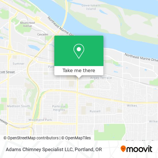 Adams Chimney Specialist LLC map