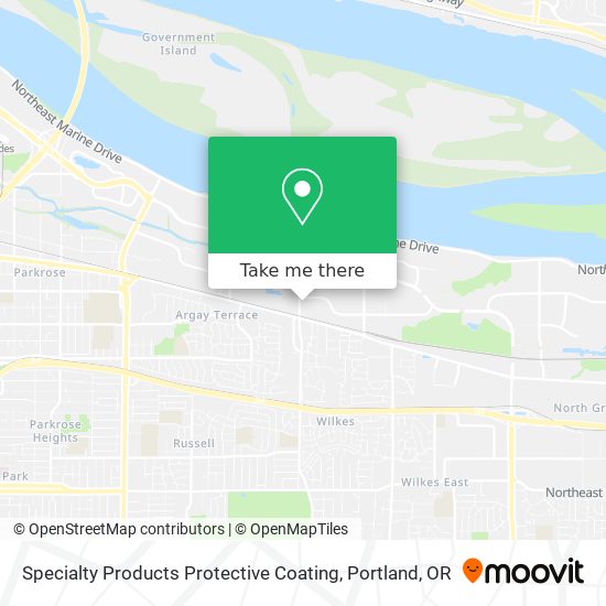 Specialty Products Protective Coating map