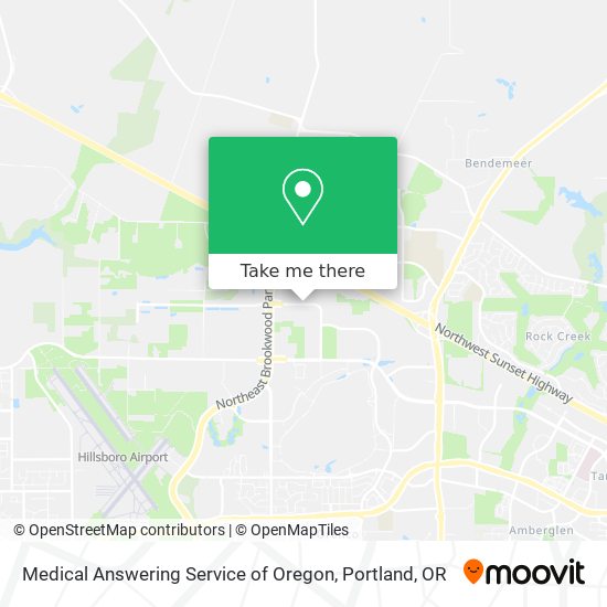 Medical Answering Service of Oregon map