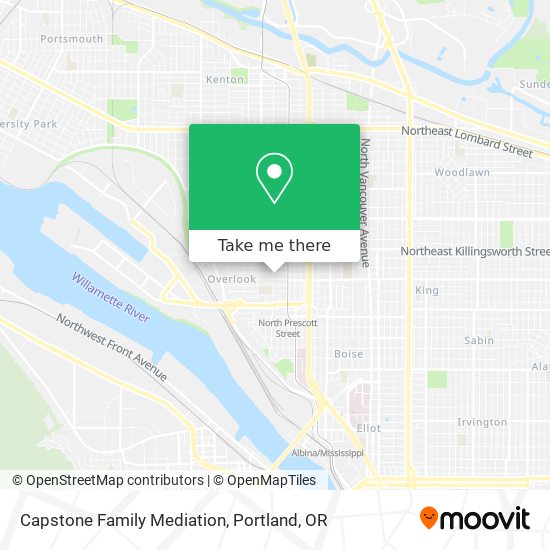 Capstone Family Mediation map