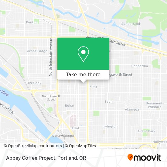 Abbey Coffee Project map