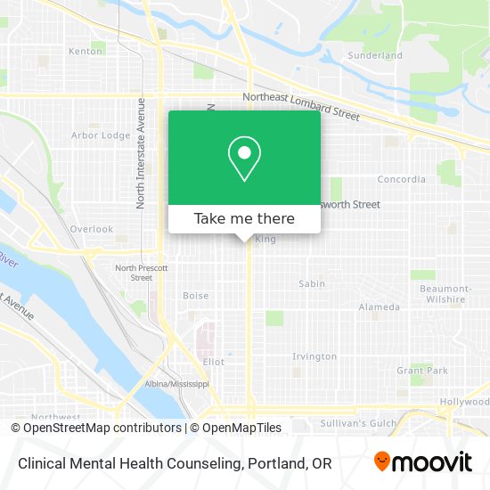 Mapa de Clinical Mental Health Counseling