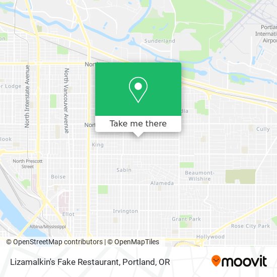 Mapa de Lizamalkin's Fake Restaurant
