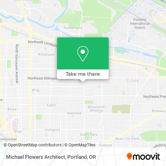 Michael Flowers Architect map