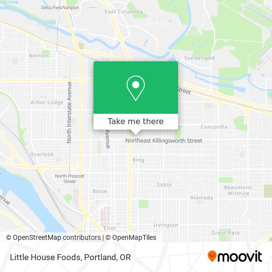 Little House Foods map