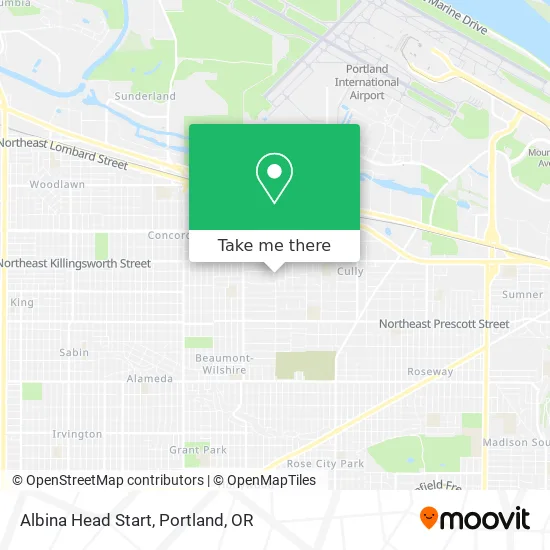 Albina Head Start map