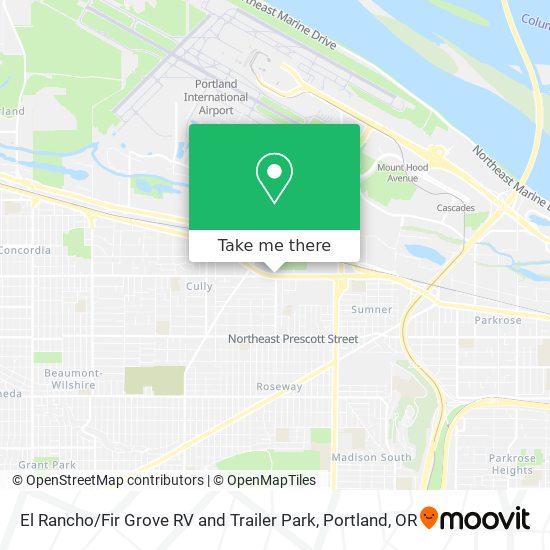 Mapa de El Rancho / Fir Grove RV and Trailer Park