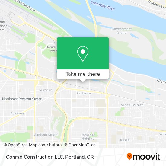 Conrad Construction LLC map