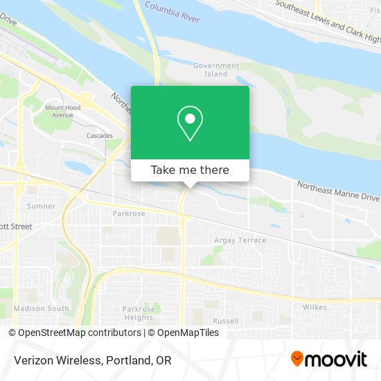 Verizon Wireless map