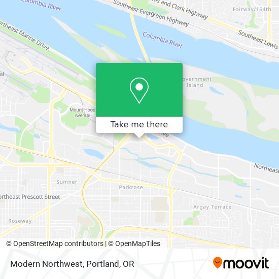 Modern Northwest map
