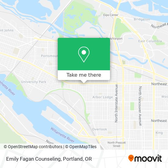 Emily Fagan Counseling map