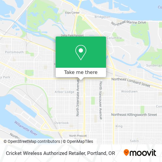 Cricket Wireless Authorized Retailer map