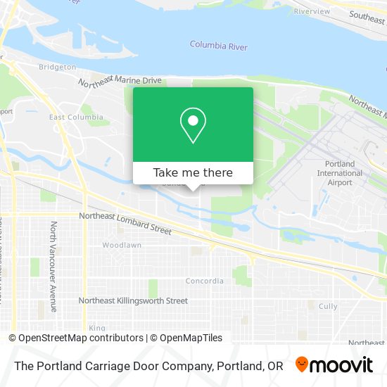 The Portland Carriage Door Company map