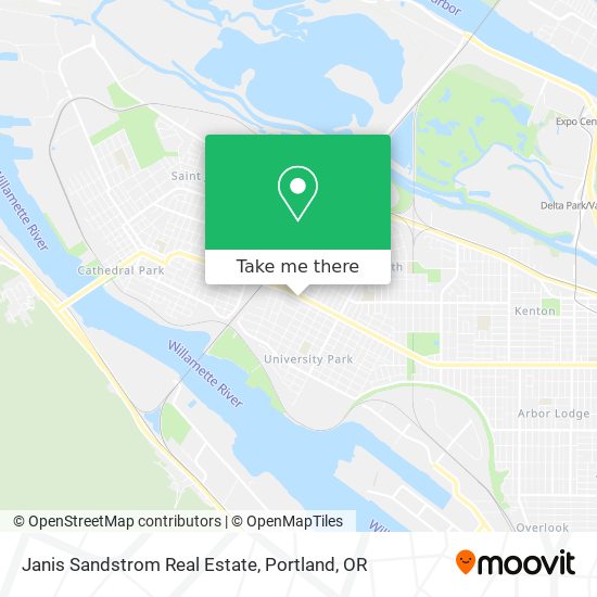 Janis Sandstrom Real Estate map