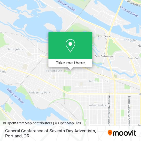 Mapa de General Conference of Seventh-Day Adventists