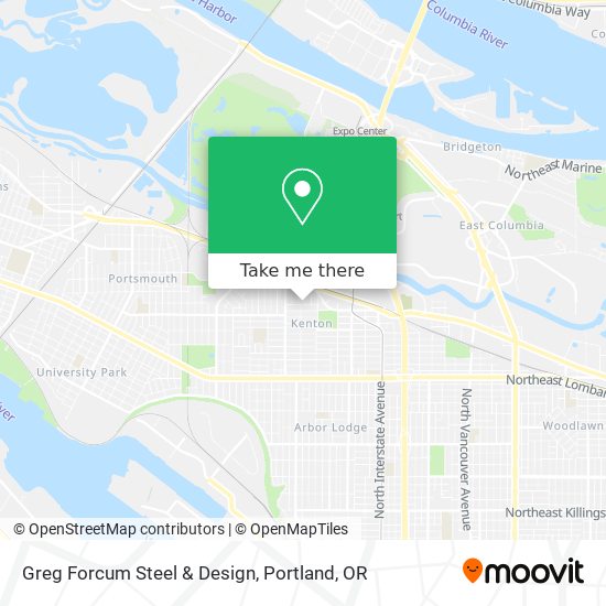 Greg Forcum Steel & Design map