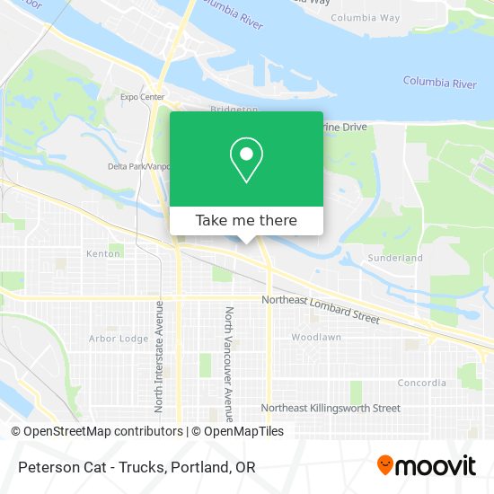 Peterson Cat - Trucks map