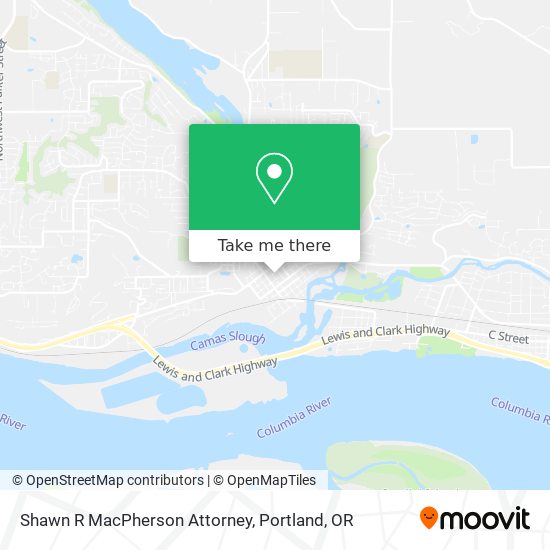 Shawn R MacPherson Attorney map