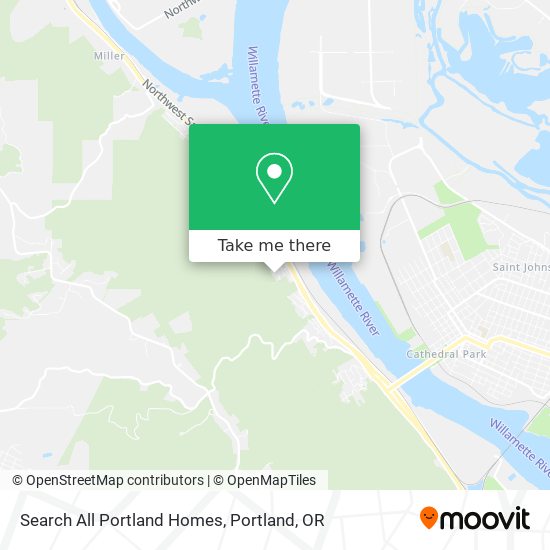 Search All Portland Homes map