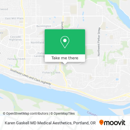 Mapa de Karen Gaskell MD Medical Aesthetics