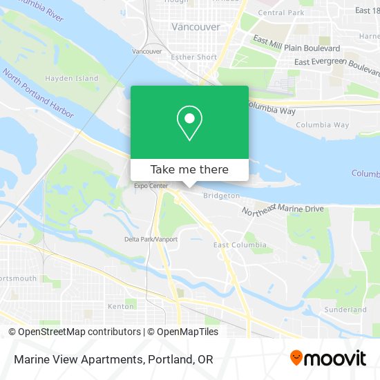 Marine View Apartments map