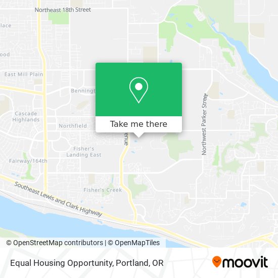 Equal Housing Opportunity map