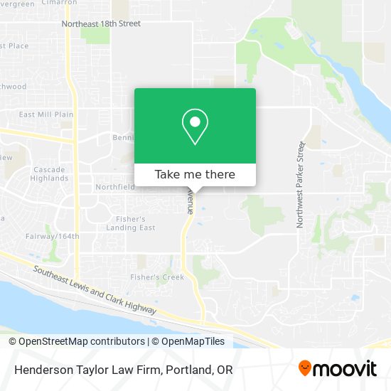 Henderson Taylor Law Firm map