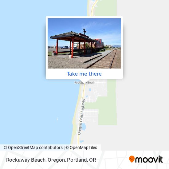 Rockaway Beach, Oregon map