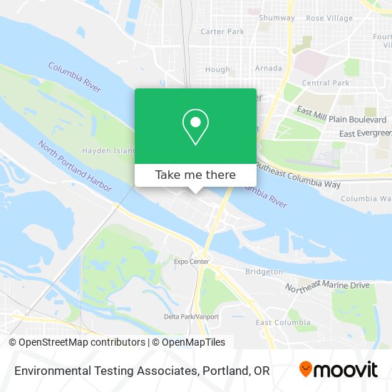 Environmental Testing Associates map