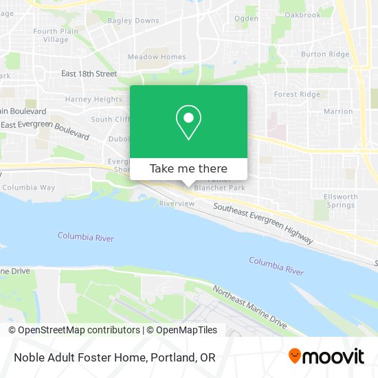 Noble Adult Foster Home map