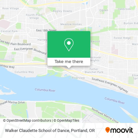 Walker Claudette School of Dance map