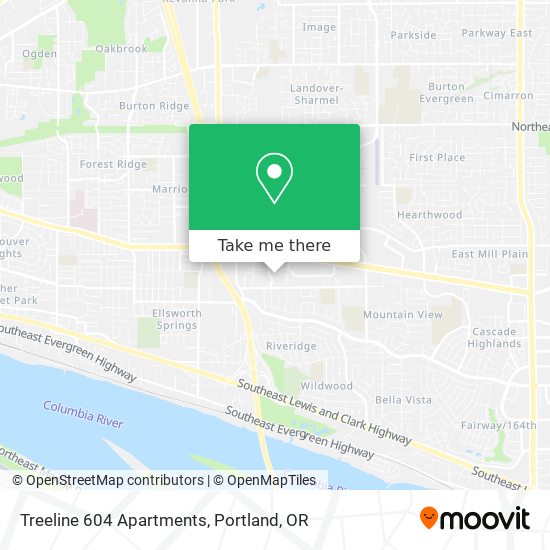 Treeline 604 Apartments map