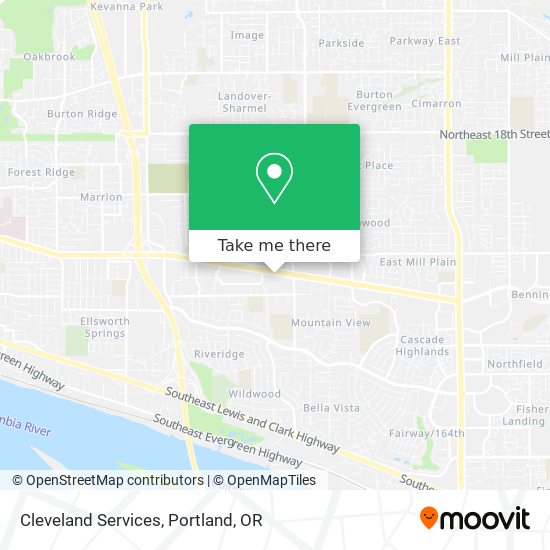 Mapa de Cleveland Services